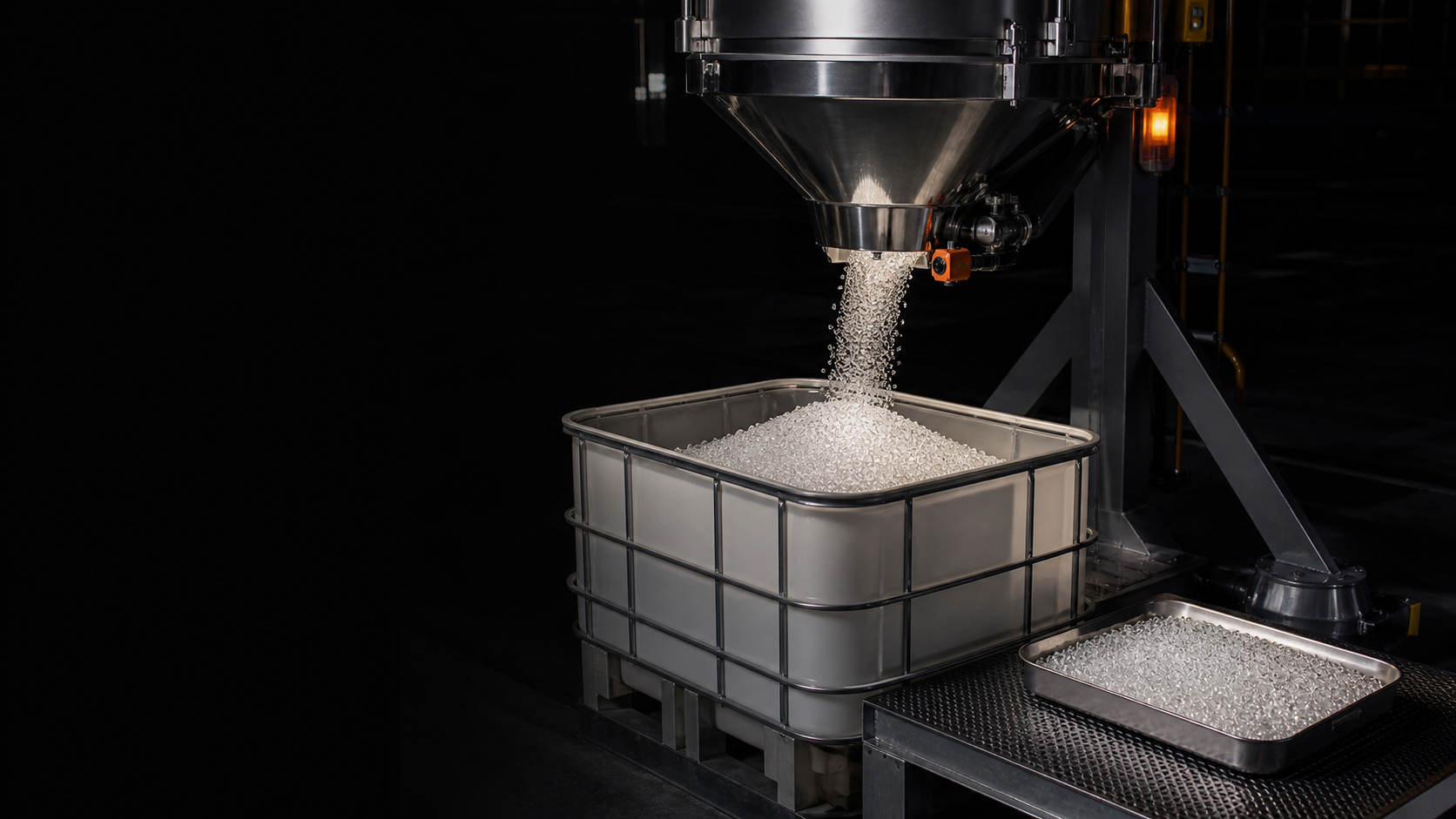 Industrial illustration of high-quality PCR PET resin
